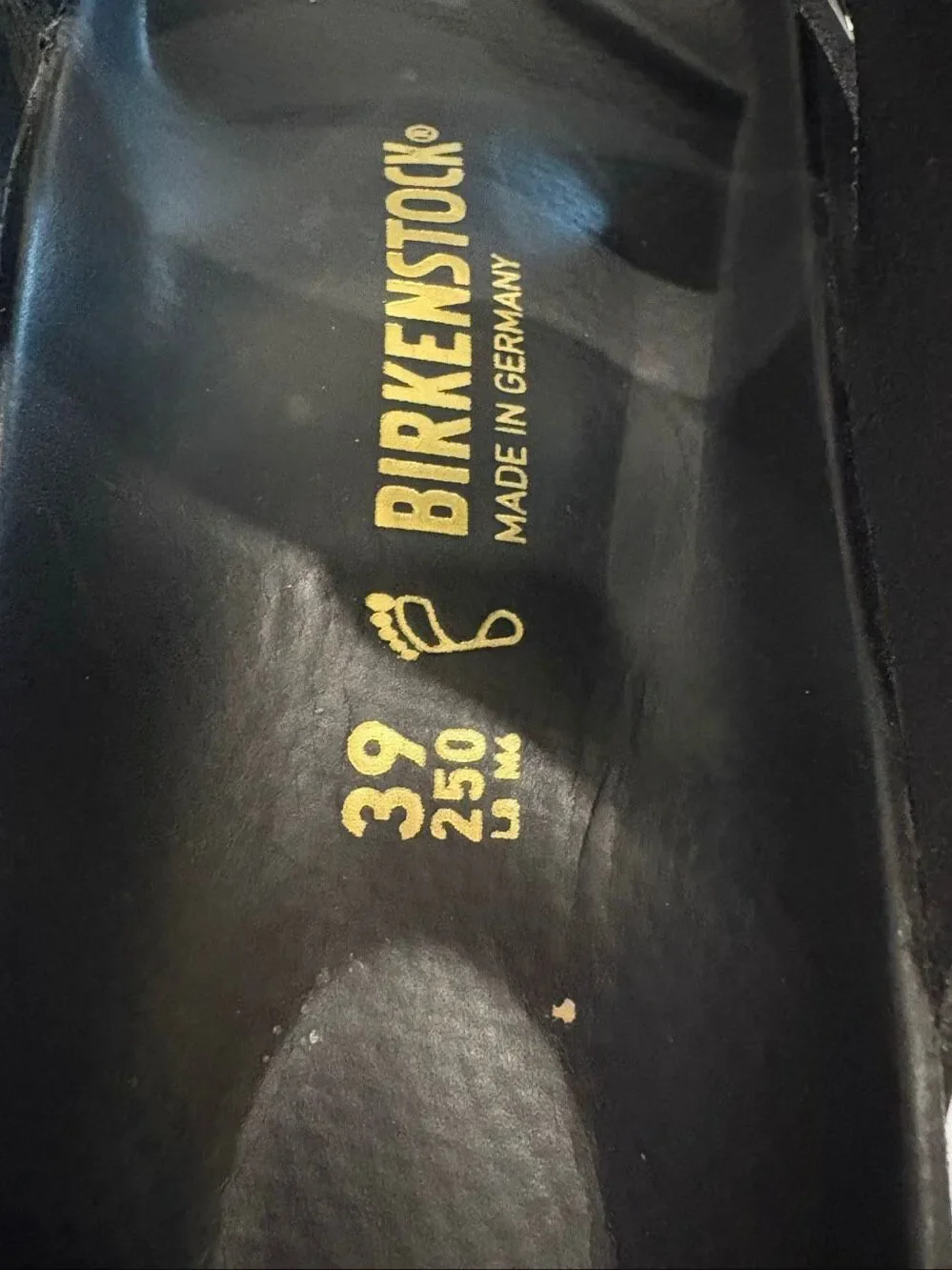 NWOT Birkenstock Arizona Big Buckle High Shine Sandals Black size 39 $175.00